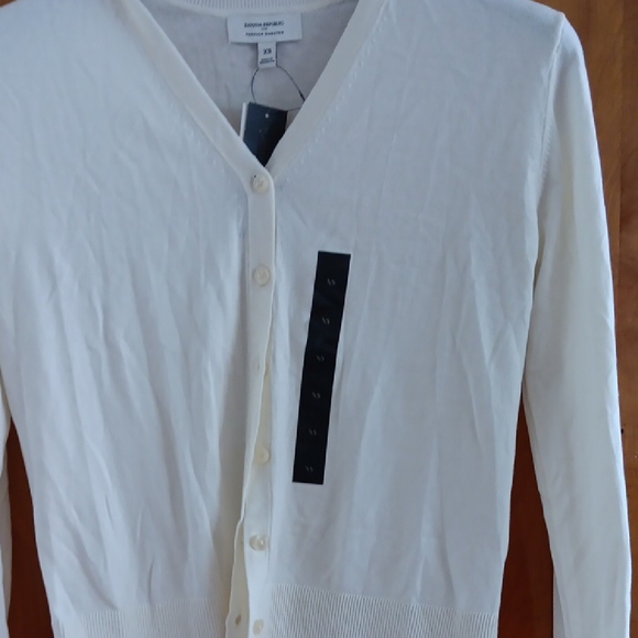 Banana Republic Off-White Button-Up Cardigan - Picture 3 of 4